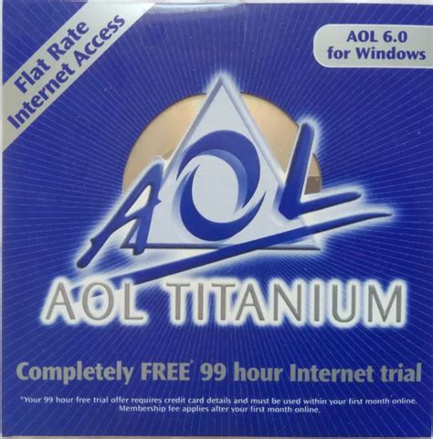 aol cd 6.0 internet access online service metal box|internet archive AOL.